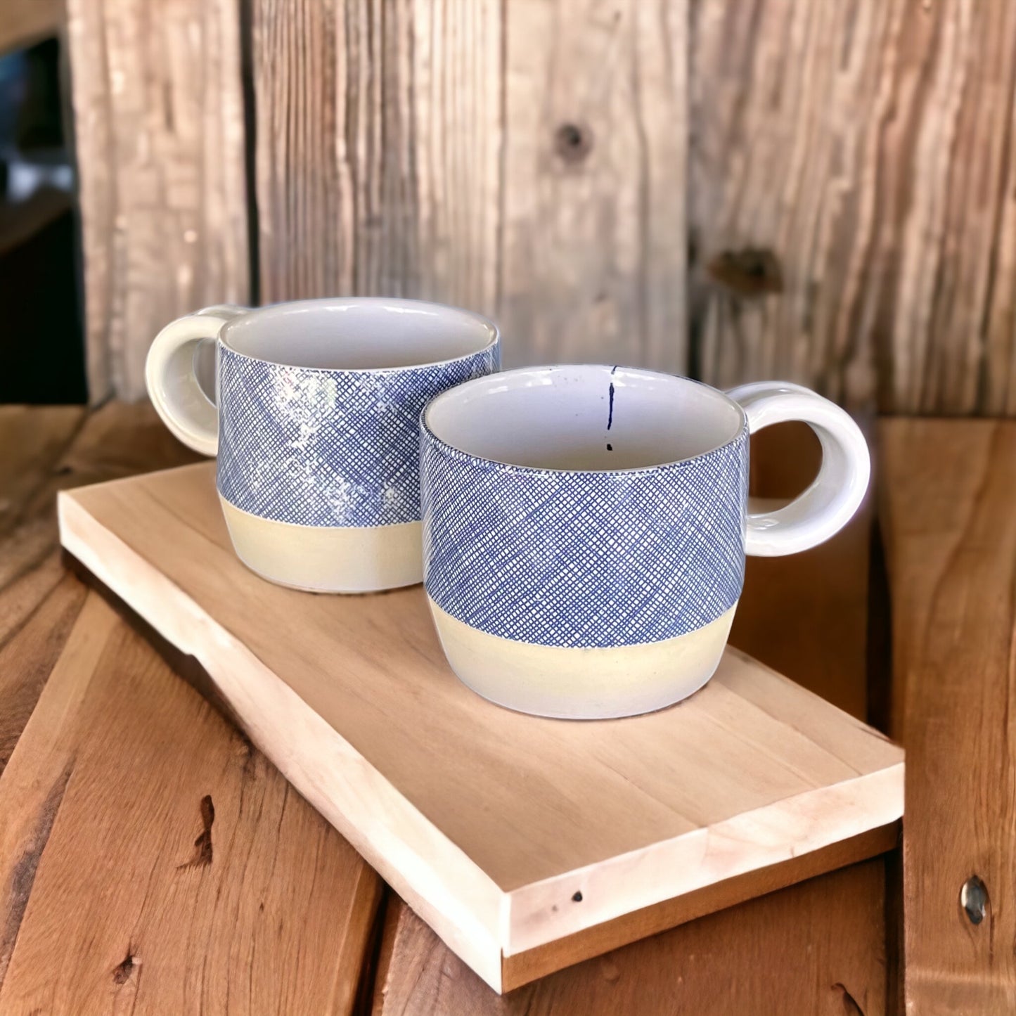 Blue Stripe Short Stack