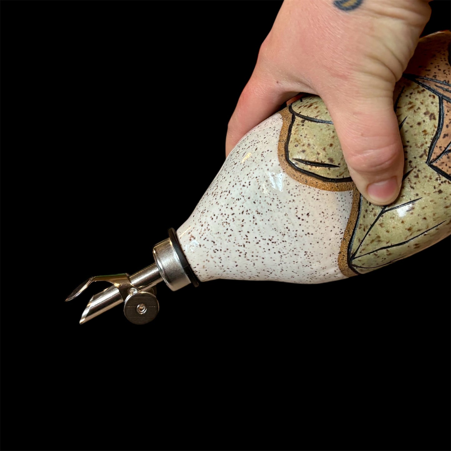 Olive Oil Bottle-Green