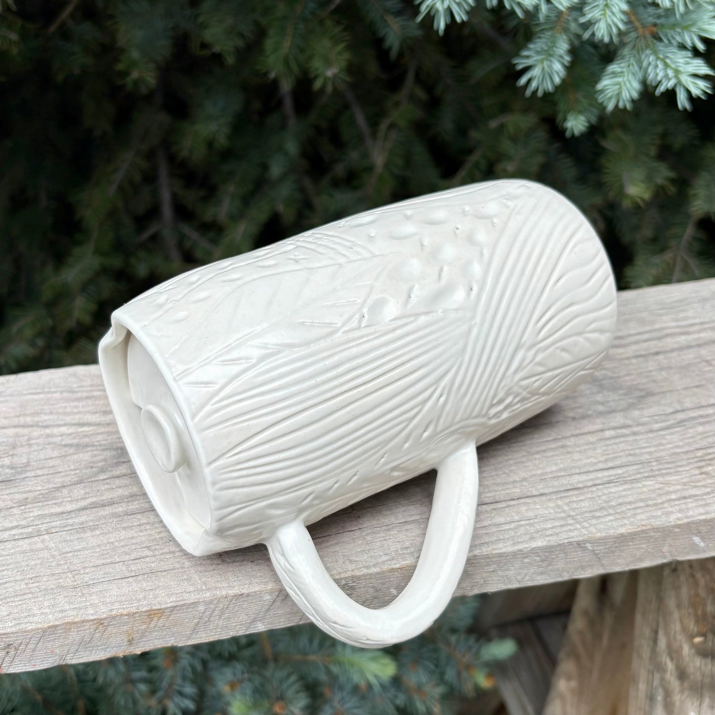 To-Go Satin Carved Mug