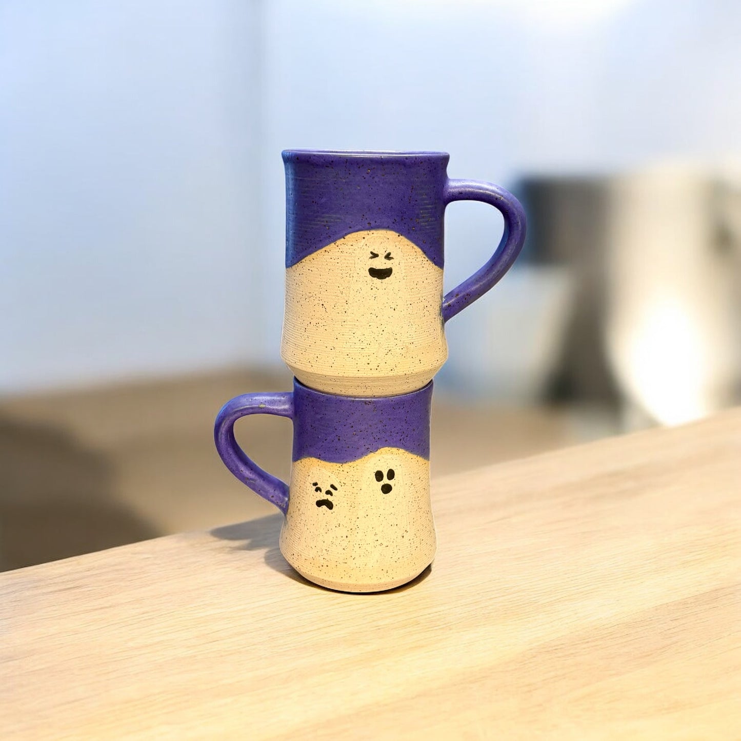 Purple Ghost Mugs