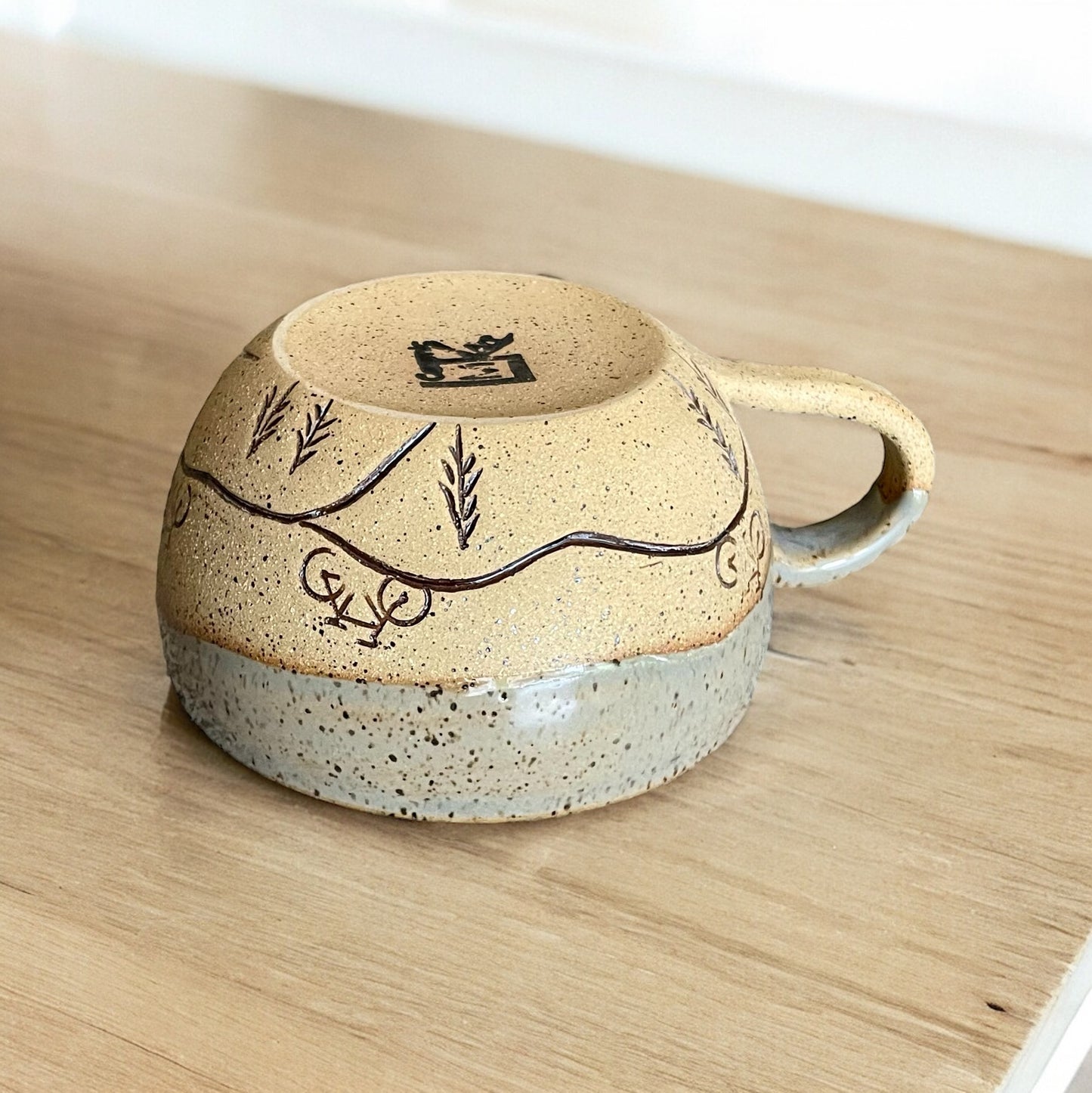 Bicycle Cappuccino Mug