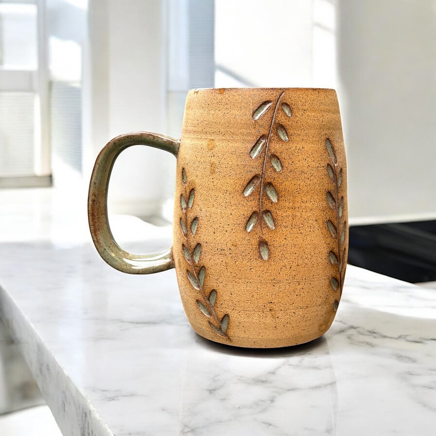 Green Leaves Mug