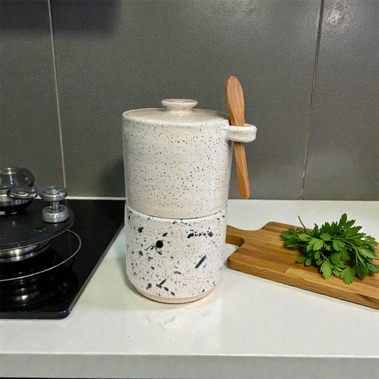 Salt & Pepper Crock