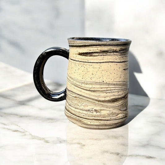 Grey Marbled Mug