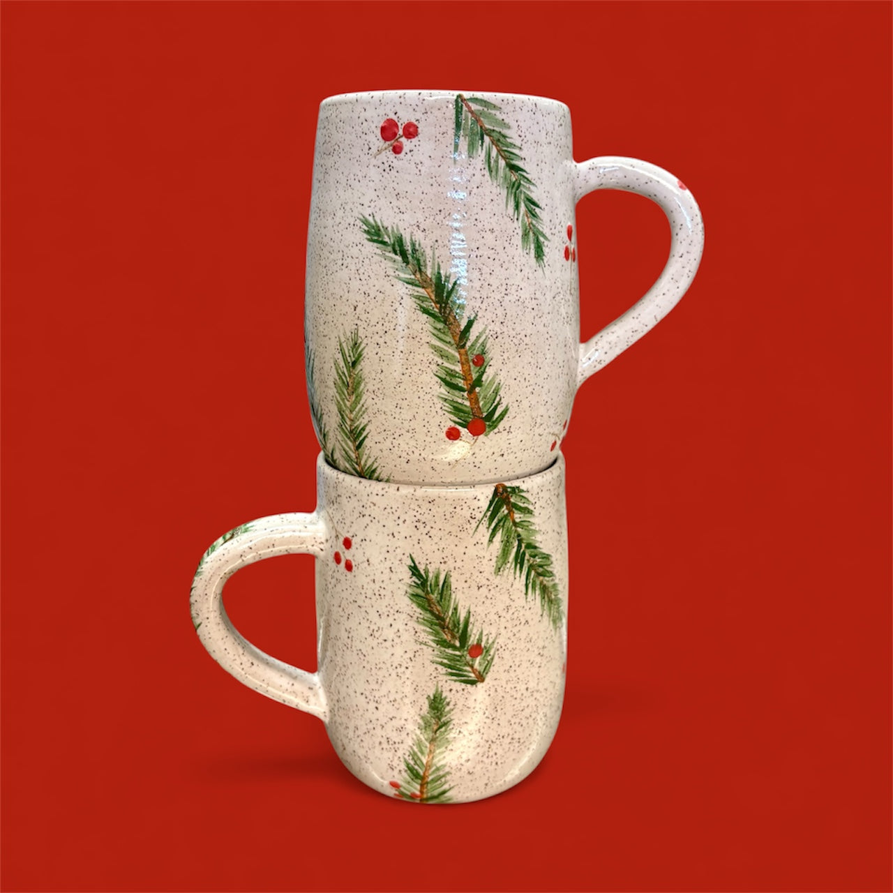 Pine & Berry Mugs