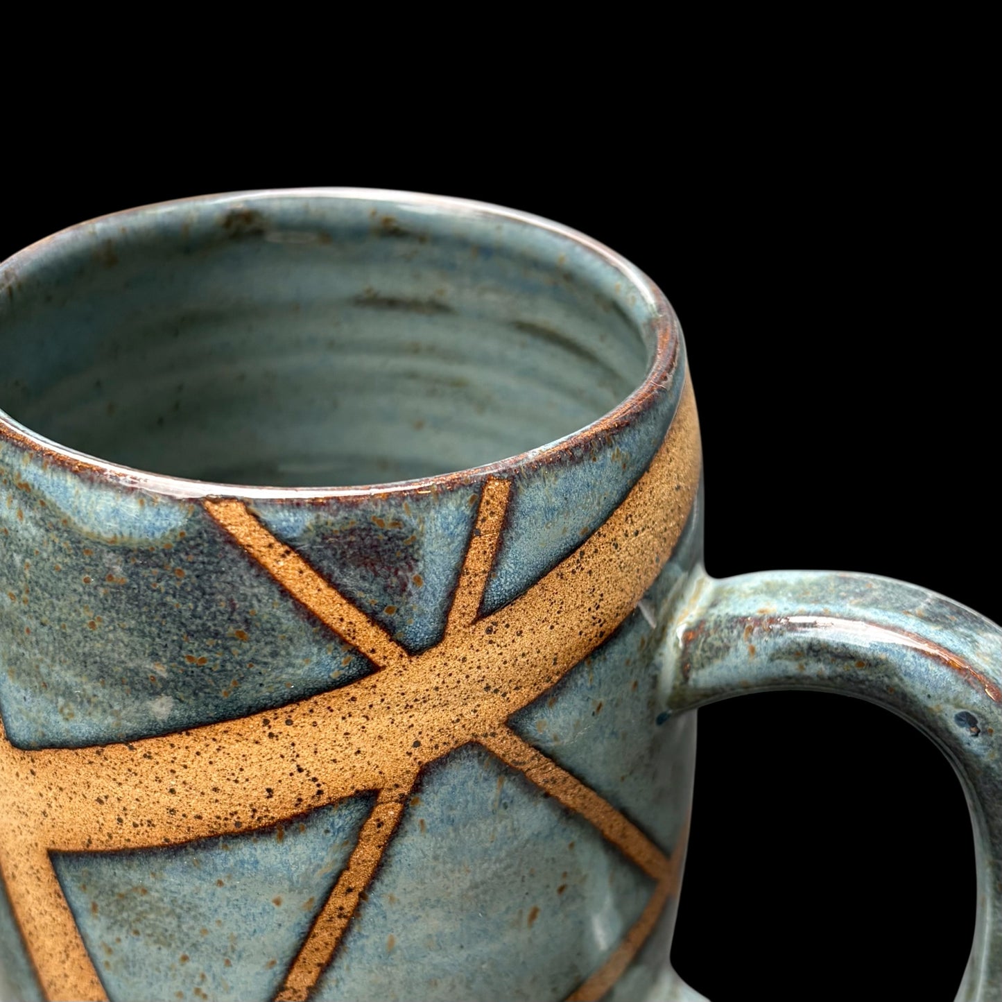 Blue Striped Mug