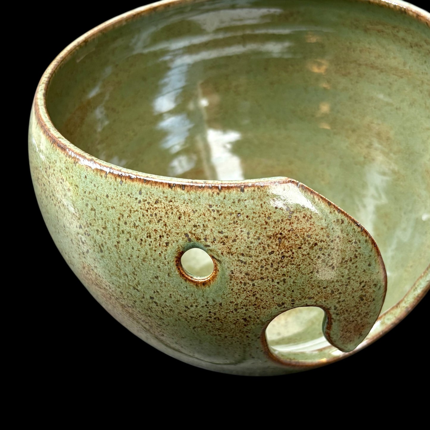 Green Yarn Bowl
